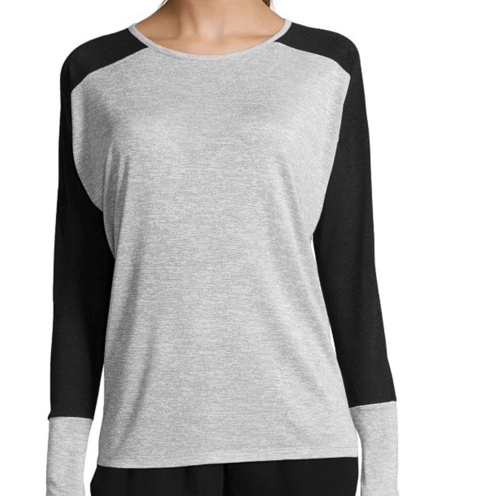 Vince Color Block Raglan Jersey Top - image 1